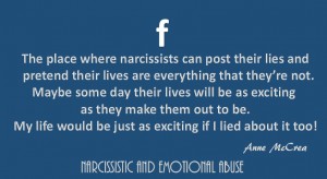 Narcissists on facebook