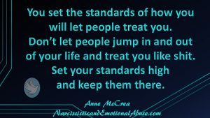 Set your standards high