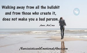 Walking away does not make you a bad person